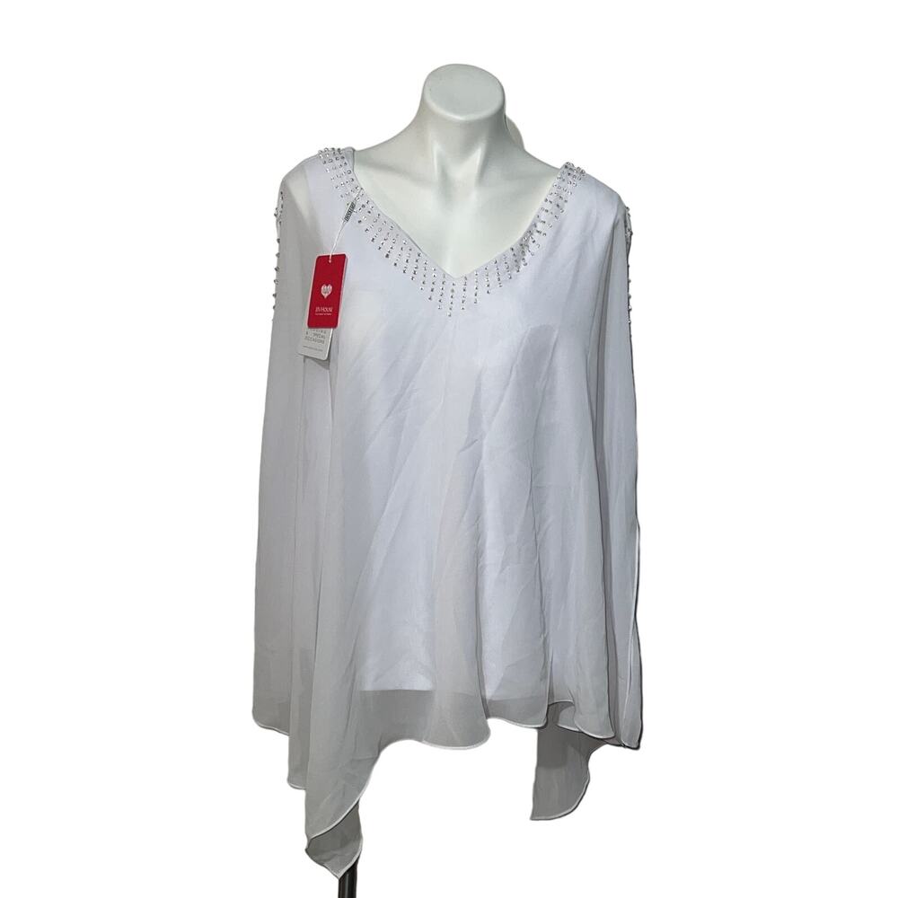 JJ’s house women’s wedding & special occasion white sleeveless house